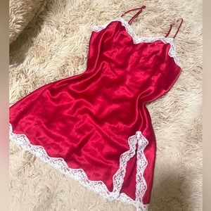 Vintage Victoria’s Secret Red Slip Dress